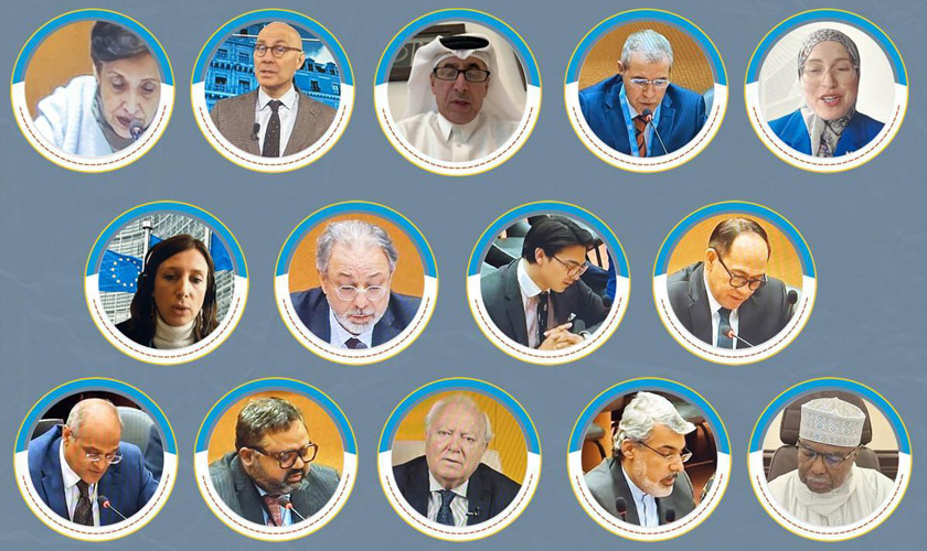 سعادة الدكتور إبراهيم بن صالح النعيمي يلقي ورقة علمية في مؤتمر منظمة التعاون الإسلامي حول “إحياء ذكرى اليوم العالمي لمكافحة إسلاموفوبيا” على هامش دورة مجلس حقوق الإنسان 58 في جنيف